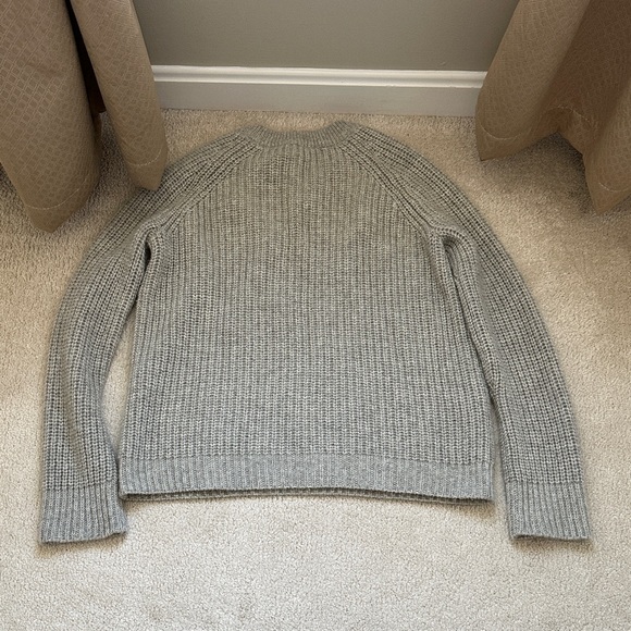 Women's Classic Gray Crewneck Sweater - Picture 5 of 5